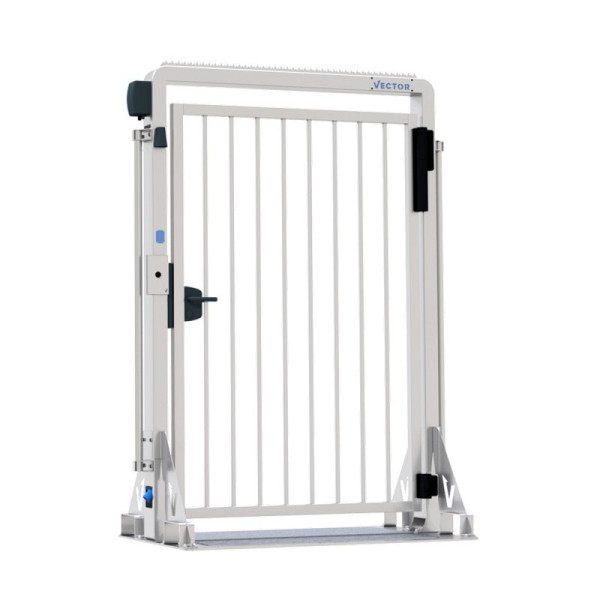 STEIN HGS Sicherheitstür "V-Door", auf Stahlplatte, 1290 mm, Fluchttürfunktion, rein mechanisch, 80516.0010