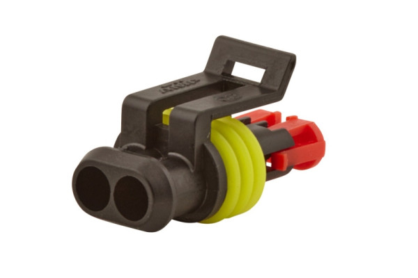 HELLA Steckgehäuse, 2-polig, Stecker: Parallelverbinder, 8JA 746 184-022