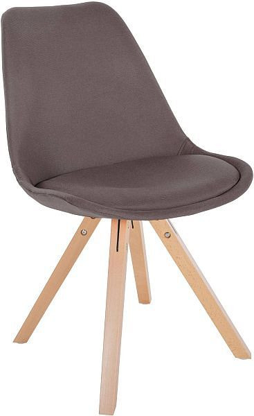 CLP Stuhl Sofia Stoff Square, taupe, 321640, 4251756485511