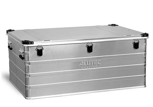 DENIOS Aluminiumbox Industry, mit Stapelecken, 425 Liter Volumen, 144769