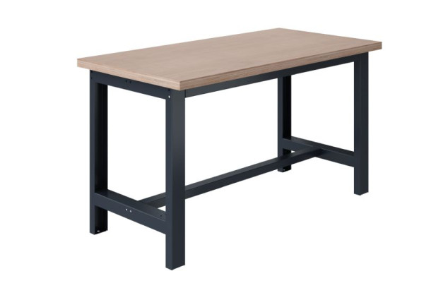 SOFAME SI Schwerlastwerkbank B 2000 x T 750 x H 840mm, Multiplex-Arbeitsplatte 40 mm, Anthrazitgrau RAL 7016, W010010006GA