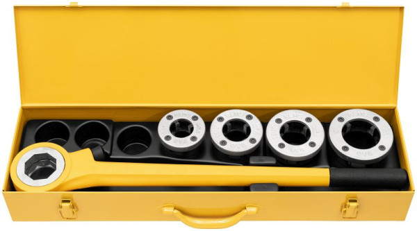 REMS Hand-Gewindeschneidkluppe eva Set R 1 - 2'' R 1-1 1/4-1 1/2-2'', 520027