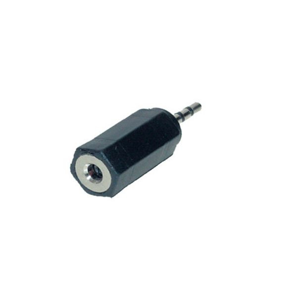 S-Conn Adapter, Klinkenstecker Stereo 2,5mm auf Klinkenkupplung Stereo 3,5mm, 57020