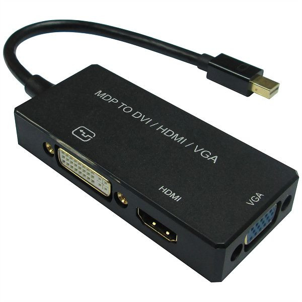 VALUE Adapterkabel Mini DisplayPort - VGA / DVI / HDMI, Version 1.2, Aktiv, 12.99.3154