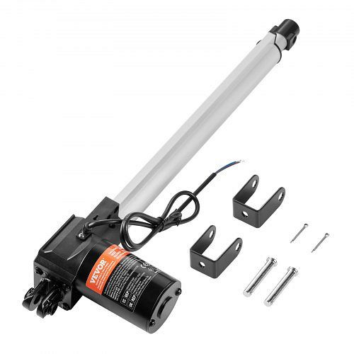 VEVOR 6000N Linear Actuator DC 12V Linearantrieb IP44, 350mm Hublänge Geräuschpegel ≤50dB, 5mm/s Fahrgeschwindigkeit, ZXXXZXQ14INCIFV1QV9
