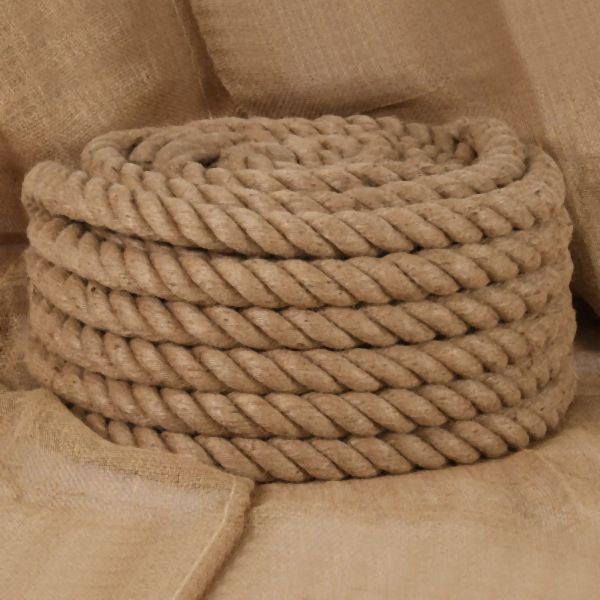 vidaXL Juteseil 5 m Länge 50 mm Stärke, 153778, 8720845762681