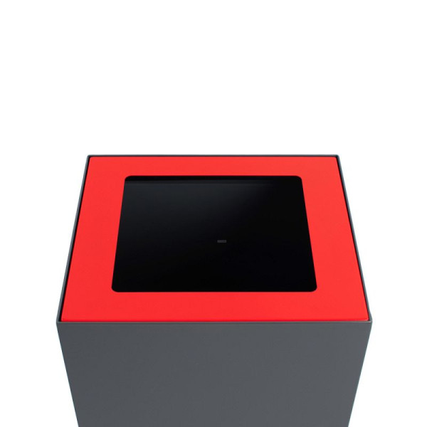 STEIN HGS Deckel modulare Abfalltrennanlage, rot, 90 Liter, 84103.0009