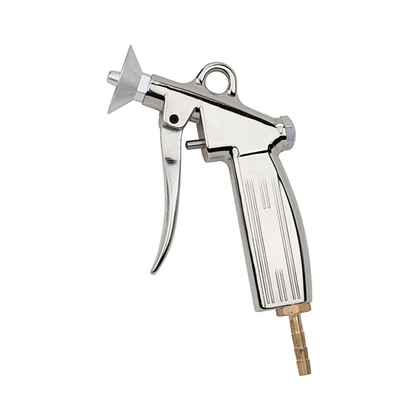 Riegler Blaspistole, Schutzschild, Alu-Druckguss vernickelt, G 1/4 innen, 137735