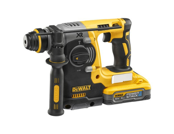 DeWalt 18 Volt / 5 Ah Powerstack SDS-plus Akku-Kombihammer, DCH273H2T-QW