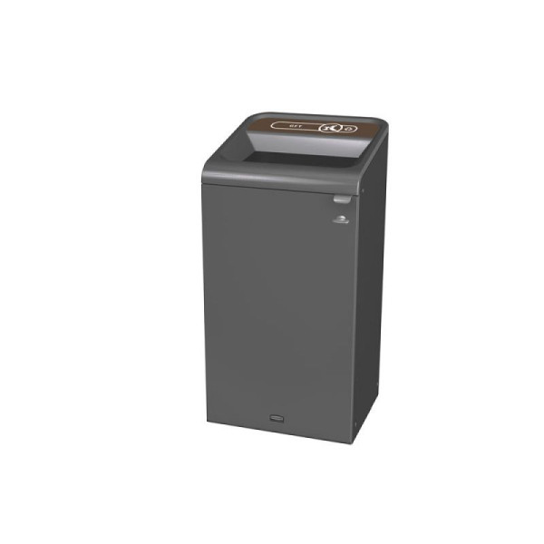 STEIN HGS Configure Recycling-Station Organischer Abfall, 87 Liter, NL, anthrazit, braun, 83846.0006