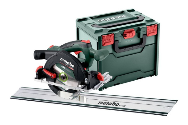 metabo Akku-Handkreissäge KS 18 LTX 57 BL metaBOX 340, Kappschiene, 691222000