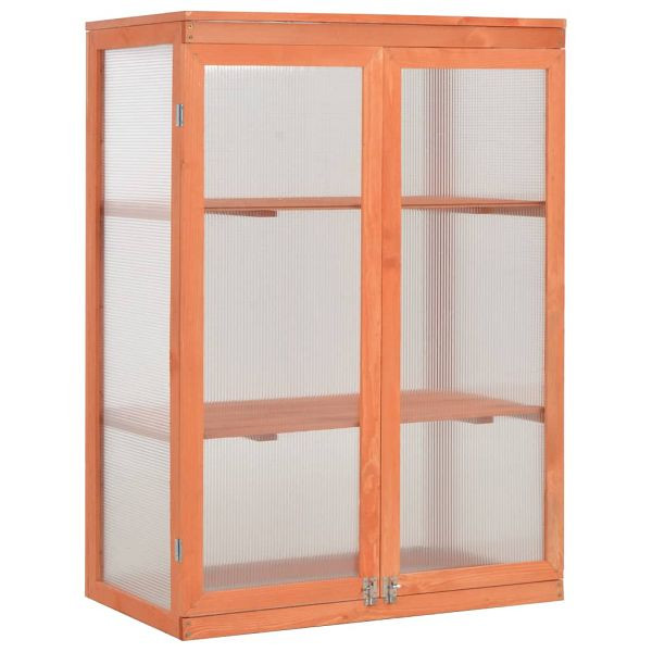 vidaXL Gewächshaus-Schrank Holz 75x47x109 cm, 170646
