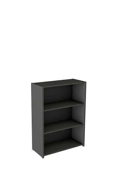 Kerkmann Oxford Einzelregal breit, B800 x T380 x H 1100 mm, 3 Ordnerhöhen, E1 Gütespan mit Melaminharzbeschichtung, Anthrazit, 13445313