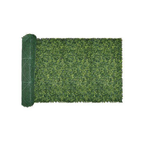 VEVOR Künstliche Hecke, 3000x1000x45mm, Buchsbaum Pflanzenwand für Innen- & Außen-Deko, Efeu Sichtschutz Garten-Heckenschirm, PJSRZZWQ1PC4WGLQTV0