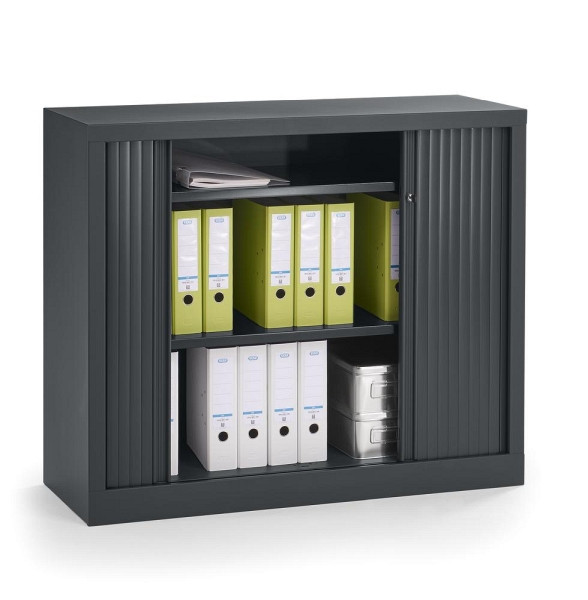 Deskin Rollladenschrank, Anthrazit, 1200 x 430 x 1000 mm, 330998