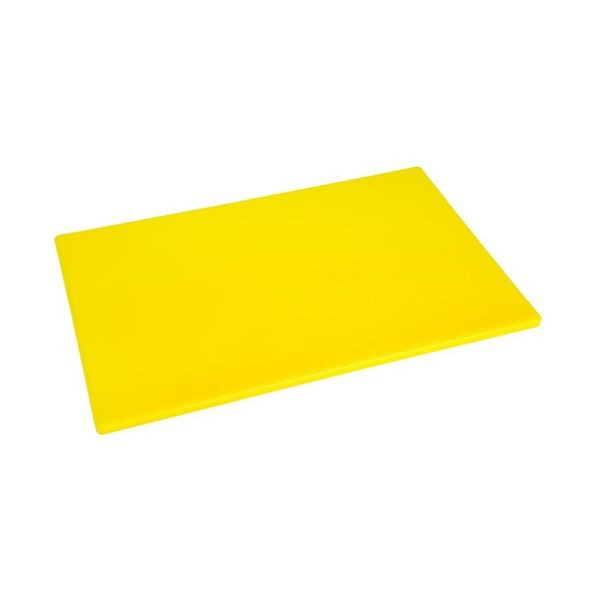 Hygiplas LDPE Schneidebrett gelb 450x300x12mm, Polyethylen geringer Dichte, J254