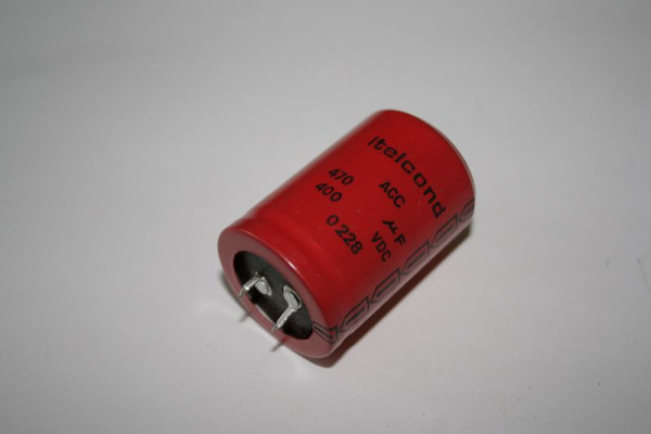 ELMAG Kondensator 470 µF, 400 Volt, zu Inverter HANDY, 9505055