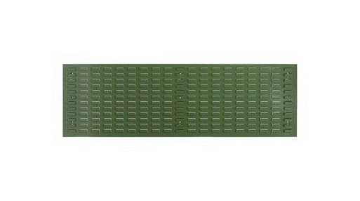 ADB Schlitzplatte, waagerechte Kiemenschlitzung, L1482xB456mm, Farbe grün, RAL 6011, 23054