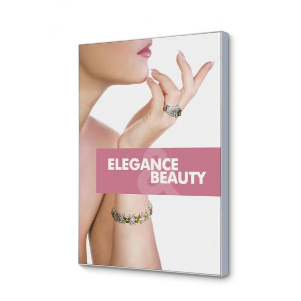 Showdown Displays Textilrahmen FABRIC FRAME Wand 75 mm Profil, DIN A1, LED, TFR75WA1LED