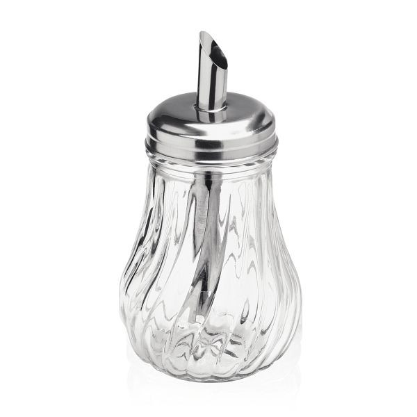 WAS Zuckerspender, 0,12 Liter, Glas/Edelstahl, VE: 6 Stück, 1467012