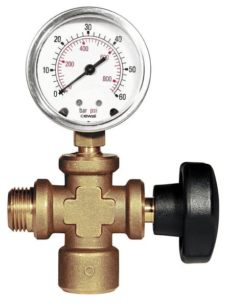 REMS Anschlussstück + Manometer + Absperrventil, 115110 R