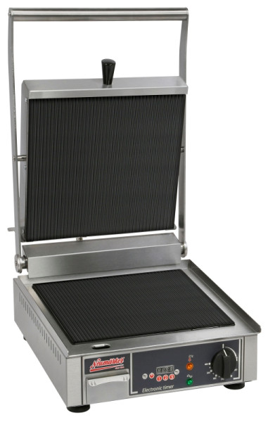 Neumärker Glaskeramik-Kontaktgrill Bistro, Geriffelte Grillplatten, 05-80663