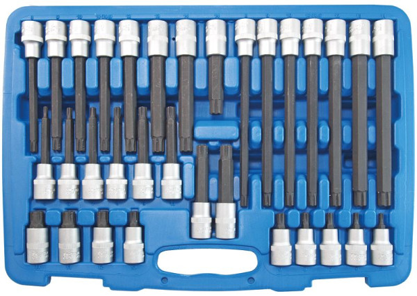 SW-Stahl Schraubendreheinsätze, 1/2", RB-Profil, M5-M14, 32-teilig, 04422L