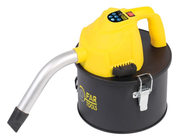 Fartools Aschesauger 600 W für Pelletöfen mit Metallbehälter und Patronenfilter, APG 4, 101084