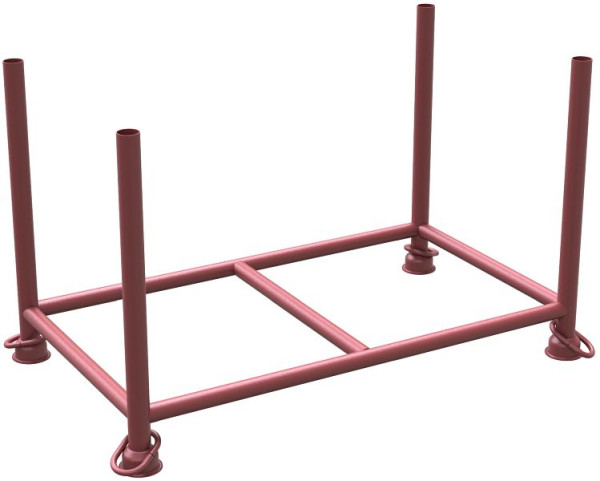 Schake Stapelpalette mit Kranösen, lackiert, 1,30m x 0,70m x 0,70m, 50110-0