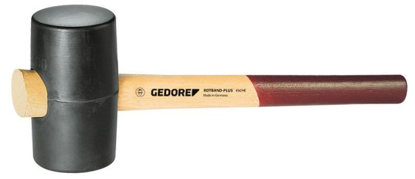 GEDORE Gummihammer, hart, 65 mm Durchmesser, 90 Shore A, 8825850