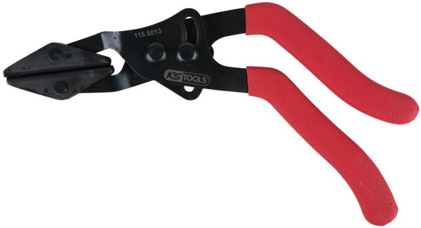 KS Tools Stufenlose-Abklemmzange abgewinkelt, Durchmesser 35,0 mm, 115.5013