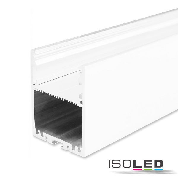 ISOLED LED Aufbauprofil LAMP30 Aluminium weiß RAL 9003 200cm, 115262