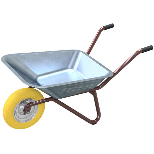 STEIN HGS Schubkarre Polier Flach Typ 25, PU-Rad, 80608.0002