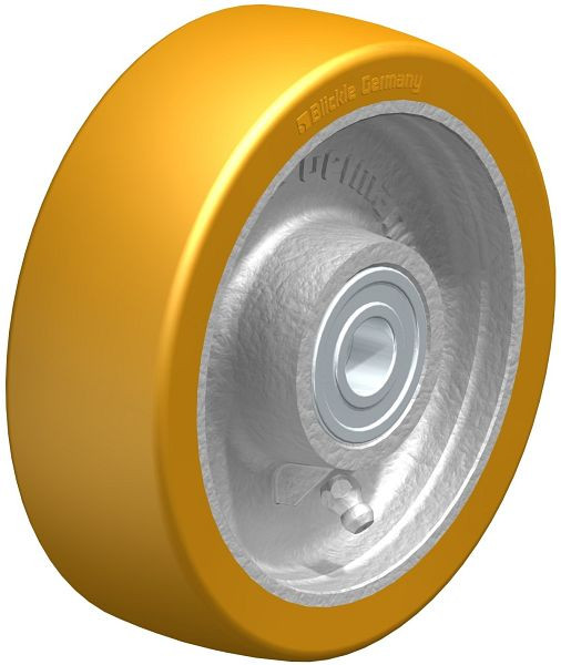Blickle GTH 125/15K Rad aus Blickle Extrathane®, Hellbraun, 266197