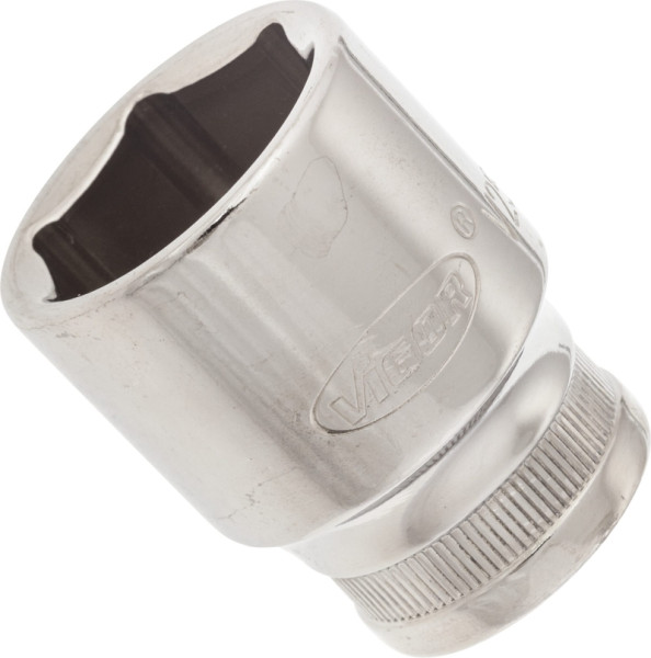 VIGOR Steckschlüsseleinsatz, Vierkant hohl 12,5 mm (1/2 Zoll), Außen-Sechskant Profil, 23 mm, V2569N