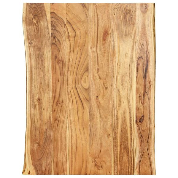 vidaXL Tischplatte Massivholz Akazie 80x(50-60)x2,5 cm, 286329