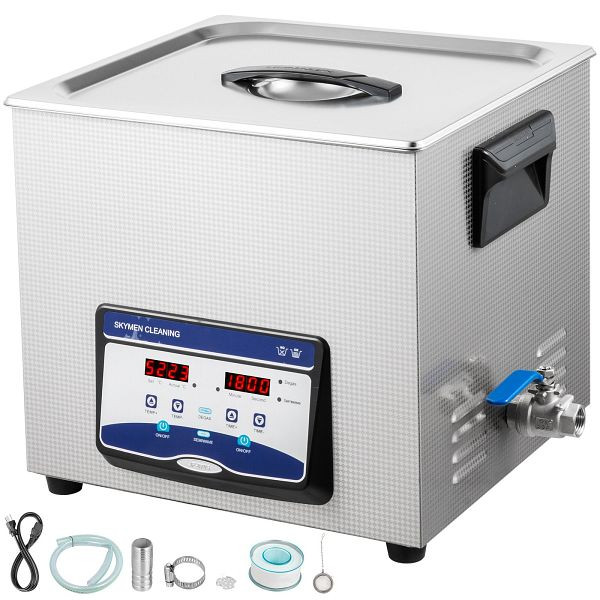 VEVOR Ultraschallreiniger Ultraschallreinigungsgerät 20l Digital Entgasungsfunktion, QXJ20LSGLTQ000001V2