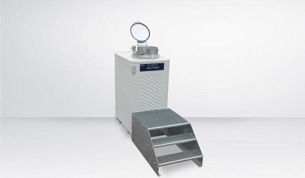 Seppeler Behälter Rietberg Multisammler MS-T-se 2400, LxBxH: 2200x800x1780mm, 2280 Liter, innen roh und außen lackiert, 420kg, 83672