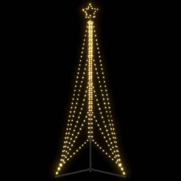 vidaXL LED Weihnachtsbaum 525 LEDs Warmweiß 302 cm, 4016416