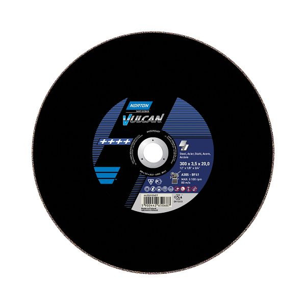 Norton Vulcan für stationäre Maschinen METALL SHO STRP 108 A203 FLX P120 VL1 6MULT 6H+, VE: 10 Stück, 66252925477
