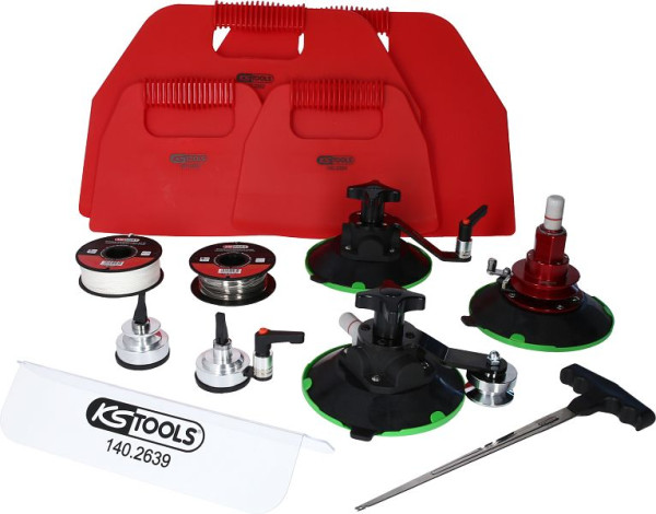 KS Tools Universal Ein-Mann-Betrieb-Scheiben-Austrenngerät, 13-tlg, 140.2630