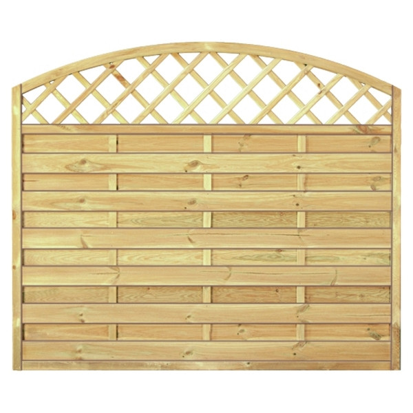 T&J Maxi-Bogen Ranki 180 x 150/130 cm, Rahmen 45/45 mm, kdi grün, Lamellen geriffelt & geschraubt, 11803