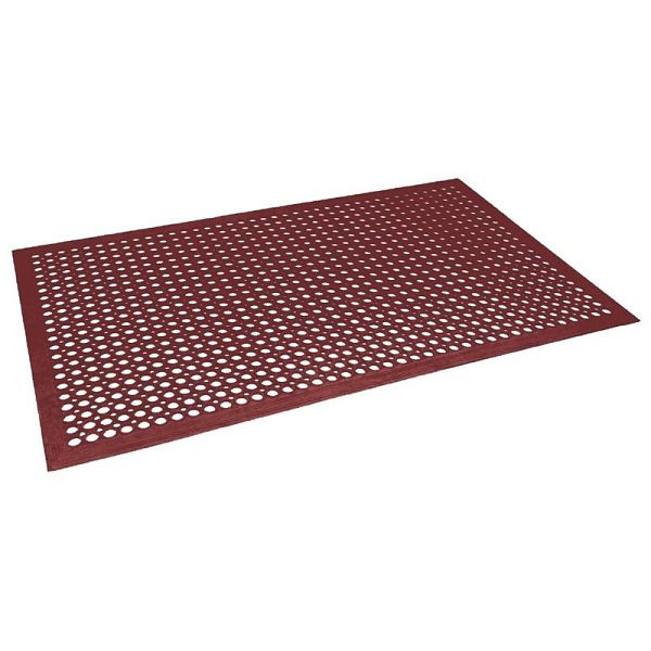 Jantex Anti-Ermüdungsmatte rot, 150 x 90 cm, Gummi, GF017