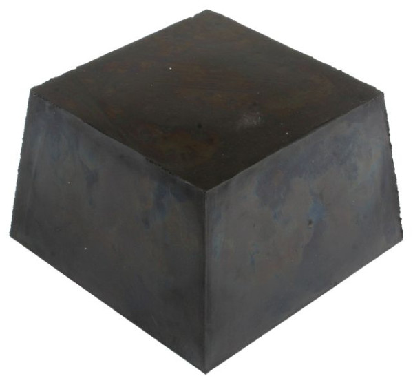 Busching Gummi Trapezblock uni H80xB120xL120mm, passend für Slift / IME mit Noppen, 100385