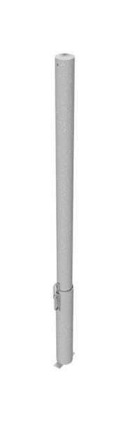 Schake Absperrpfosten Stahlrohr Ø 60 x 2,5 mm herausnehmbar für Vorhangschloss, feuerverzinkt, ohne Öse, 460V