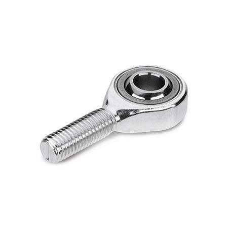 Ganter Gelenkköpfe mit Schraube (GN 648.2-8-M8-W), VE: 10 Stück, 648.2-8-M8-W