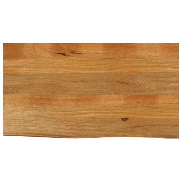 vidaXL Tischplatte mit Baumkante 100x60x2,5 cm Massivholz Mango, 370550