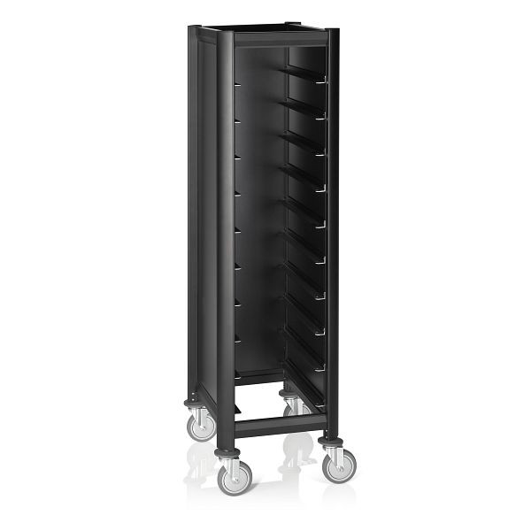 WAS GN Tablettwagen Mensa Black schwarz, für 10 GN Tabletts 1/1, 1956532