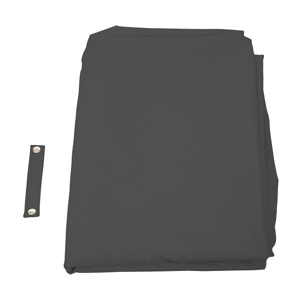 Mendler Ersatz-Bezug für Ampelschirm HWC-A39, Sonnenschirmbezug Ersatzbezug, 3x3m (Ø4,24m) Polyester 2,8kg, anthrazit, 70330