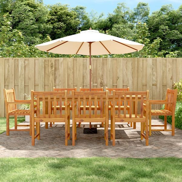 vidaXL Gartenstühle 8 Stück 56x55,5x90 cm Massivholz Akazie, 3206274